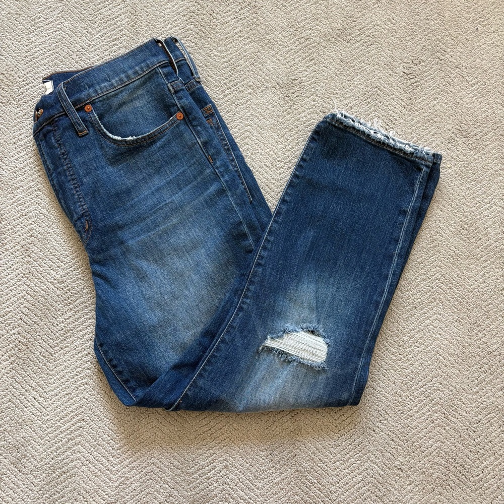 MADEWELL The Perfect Vintage Crop Jean 30